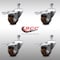 Service Caster 3 Inch SS High Temp Glass Filled Nylon 1/2 Inch Stem Caster Set Total Lock Brake SCC-SSTSTTL20S314-GFNSHT-121315-4 - alternate 3
